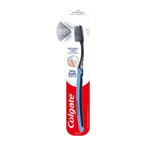 Bàn Chải Đánh Răng Colgate SlimSoft Charcoal