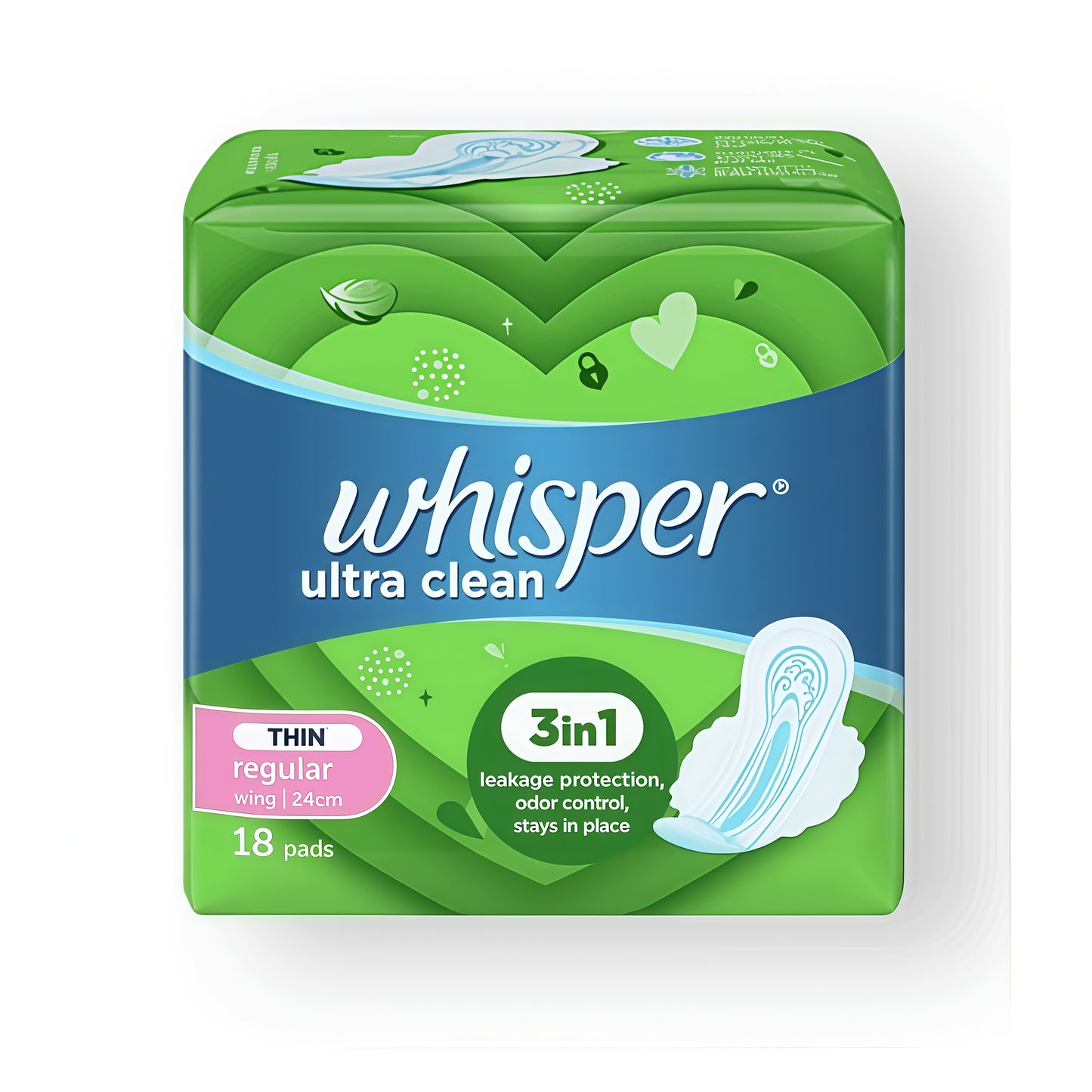 Băng Vệ Sinh Whisper Mỏng 18 Miếng