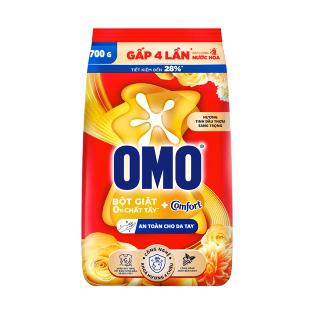 Bột Giặt Omo Comfort Tinh Dầu Thơm Sang Trọng 700G