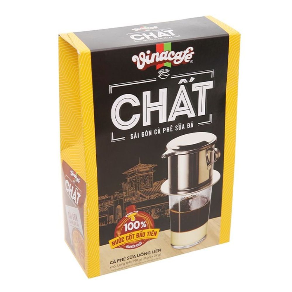 Cà Phê Sữa Đá VinaCafe Chất Sài Gòn 29g x 10 Gói