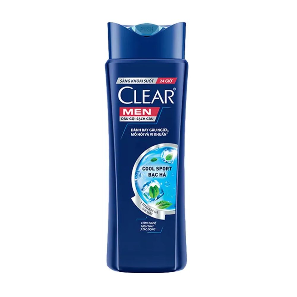 Dầu Gội Clear Men Mát Lạnh Bạc Hà 170G