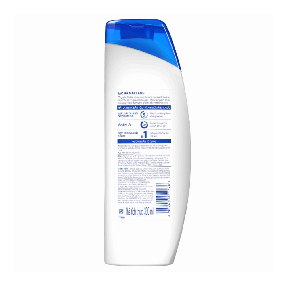 Dầu Gội Head & Shoulders Bạc Hà 330ML