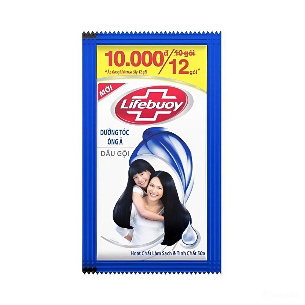 Dầu Gội Lifebuoy Tóc Dày Óng Ả 6G