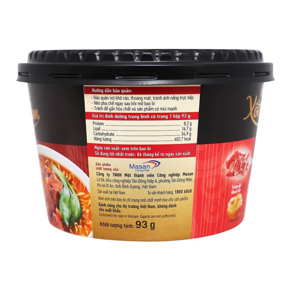 Mì Omachi Xốt Bò Hầm 93G