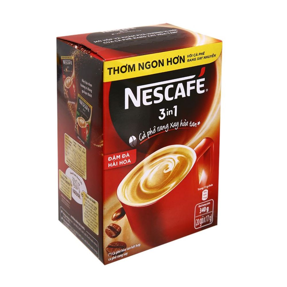 Nescafe 3in1 Đậm Đà Hài Hòa 17g x 20 Gói