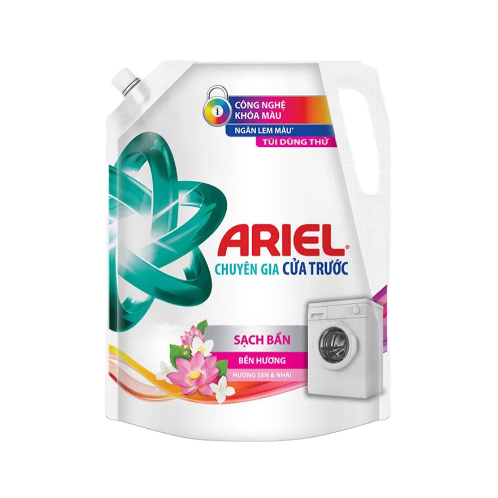 Nước Giặt Ariel Cửa Trước Hương Sen & Nhài 2.3KG