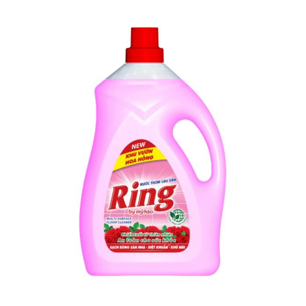 Nước Lau Sàn Ring Hương Hoa Hồng 1L