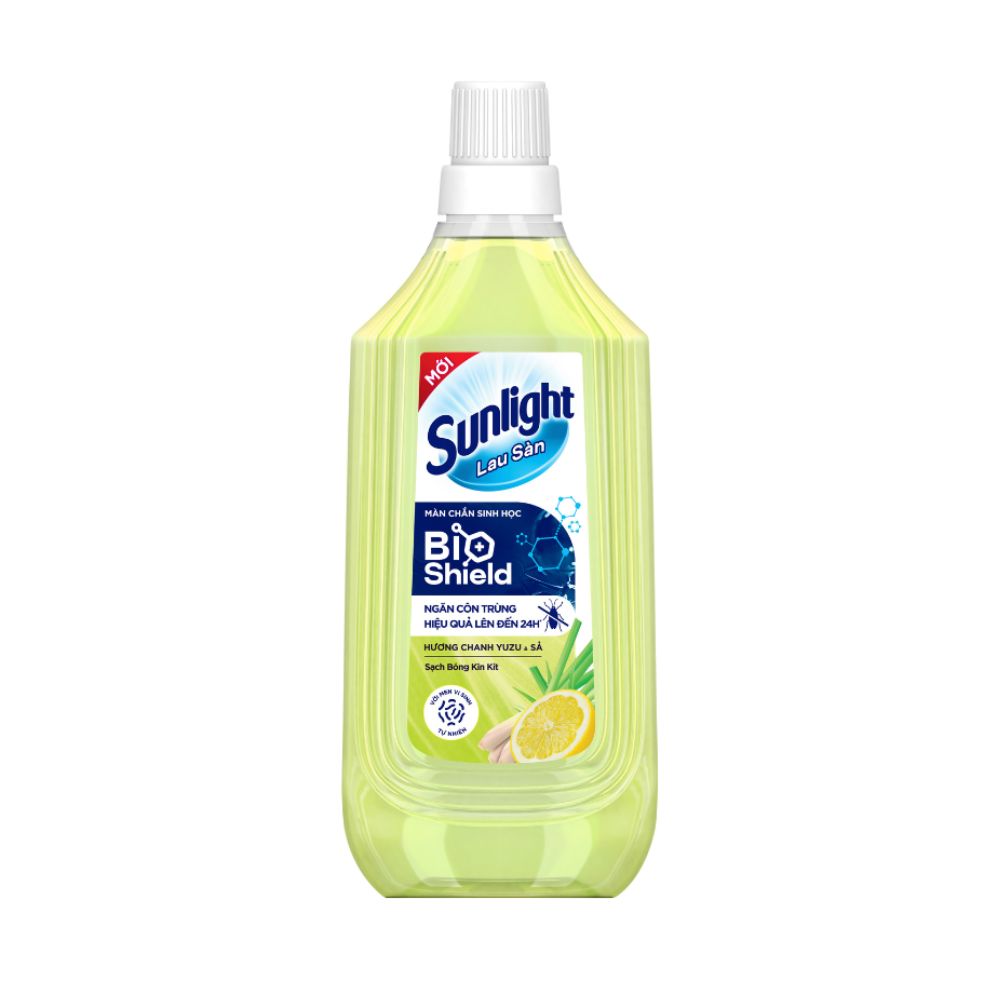 Nước Lau Sàn Sunlight Tinh Dầu Thảo Mộc Hương Chanh Yuzu và Sả 1KG