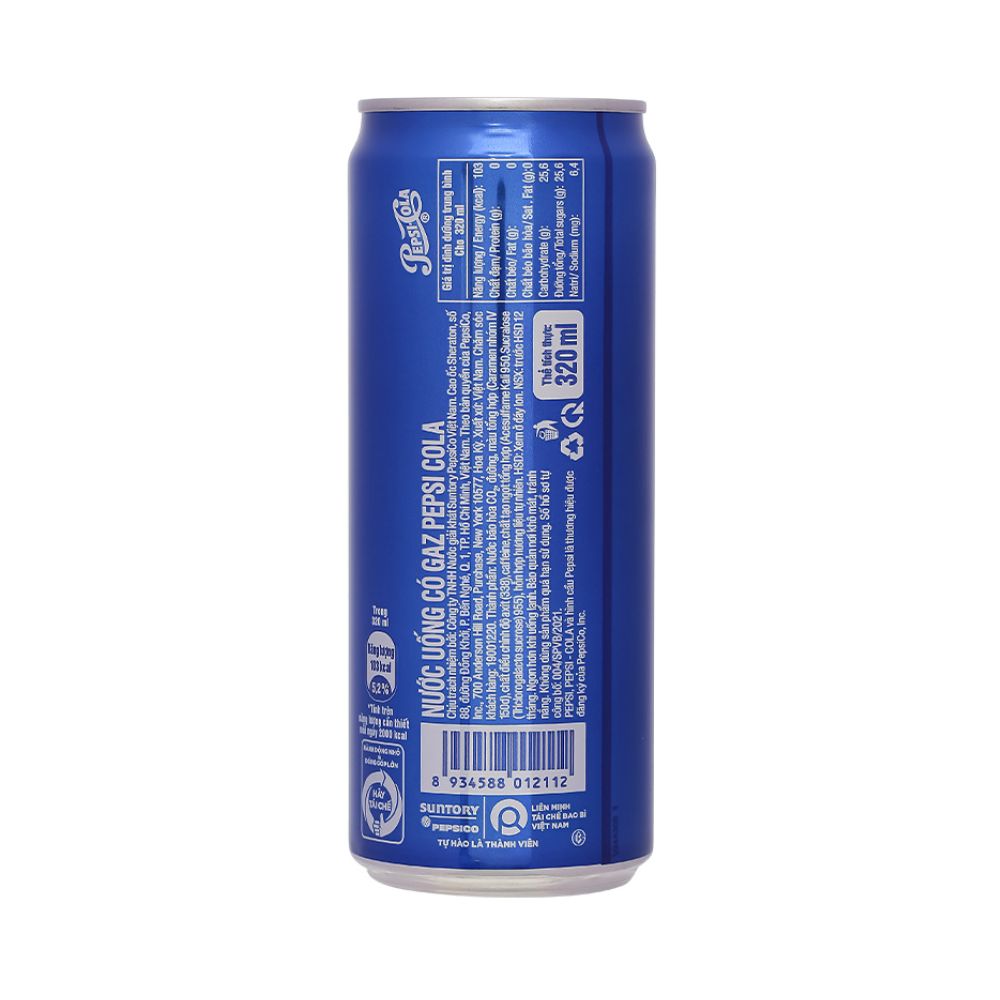 Nước Ngọt Pepsi 320ml