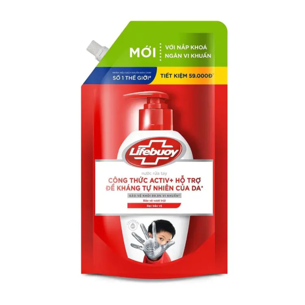 Nước Rửa Tay Lifebuoy Bảo Vệ Vượt Trội 10 1KG