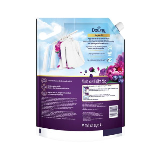 Nước Xả Vải Downy Huyền Bí Túi 4 lít