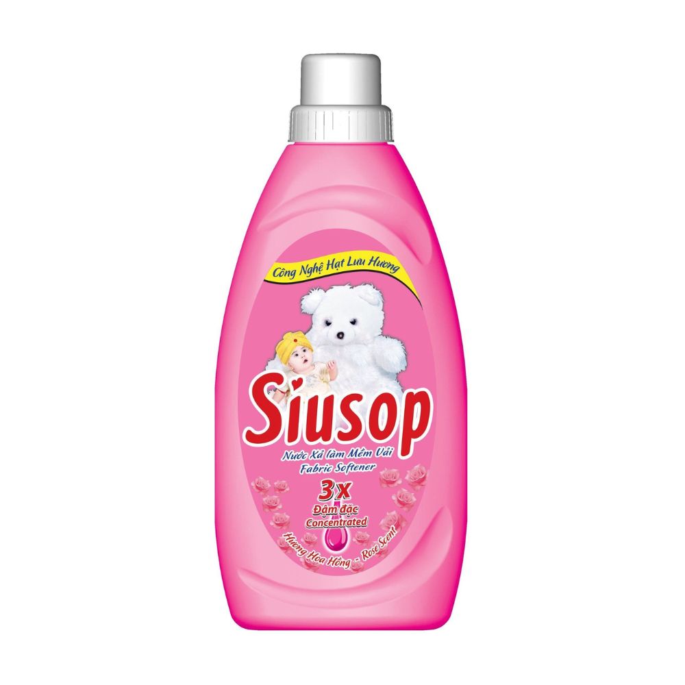 Siusop 3倍浓缩玫瑰香型衣物柔顺剂 900毫升