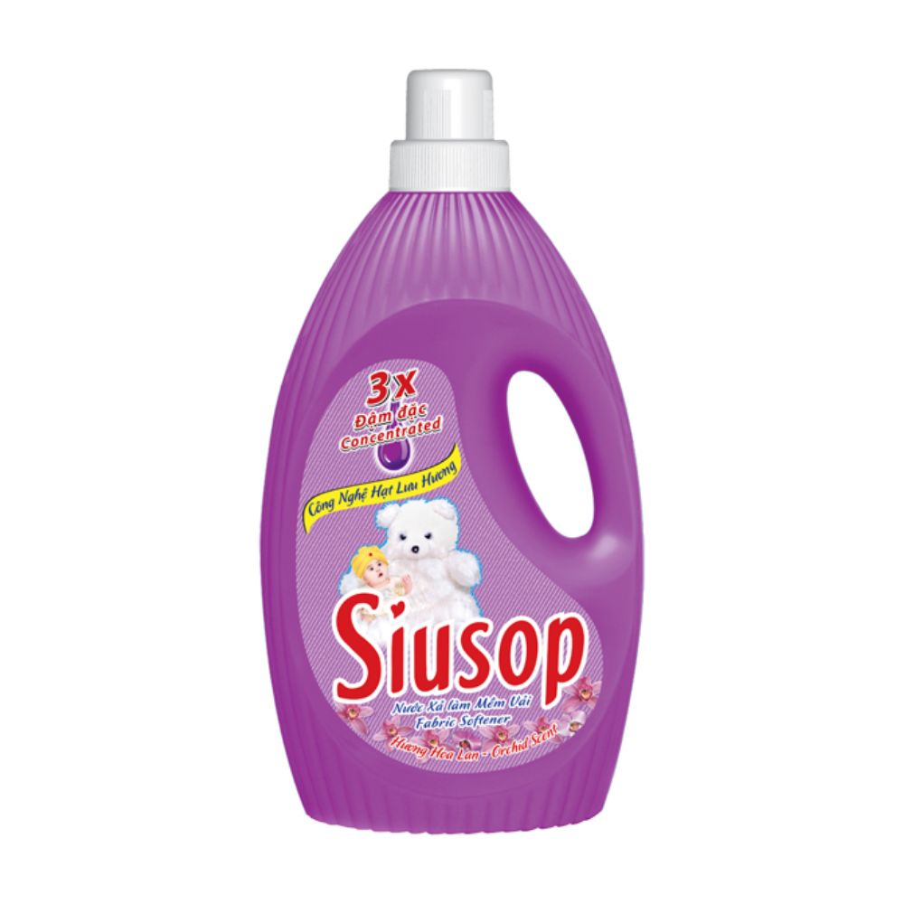 Siusop Fabric Softener 3X Concentrated Orchid Scent 1.8L