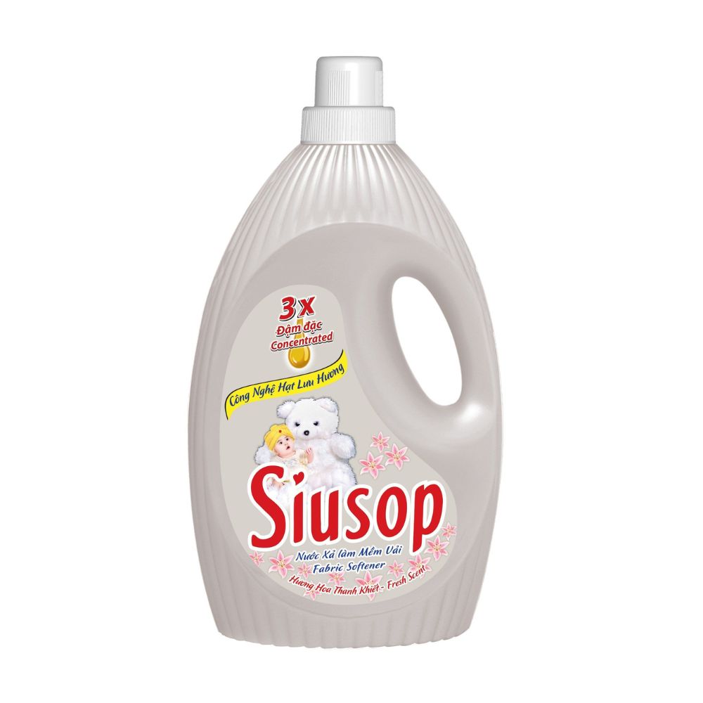 Siusop Fabric Softener 3X Concentrated Pure Floral Scent 1.8L
