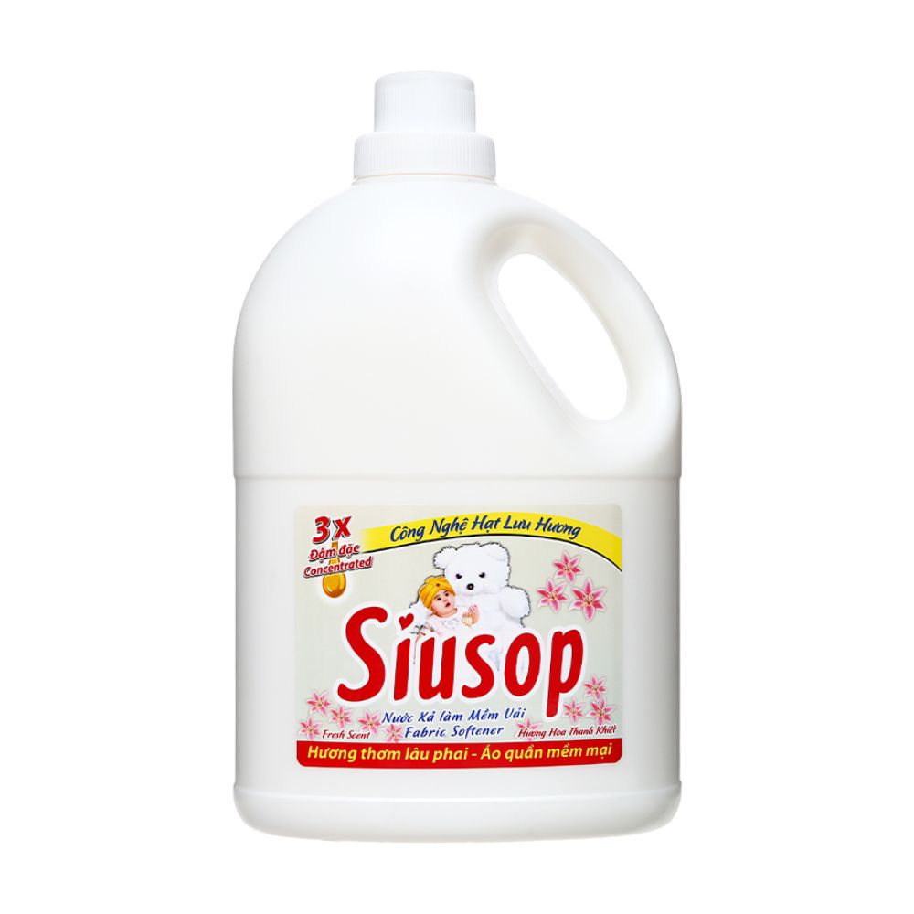 Siusop 3倍浓缩纯花香型衣物柔顺剂 3.5升