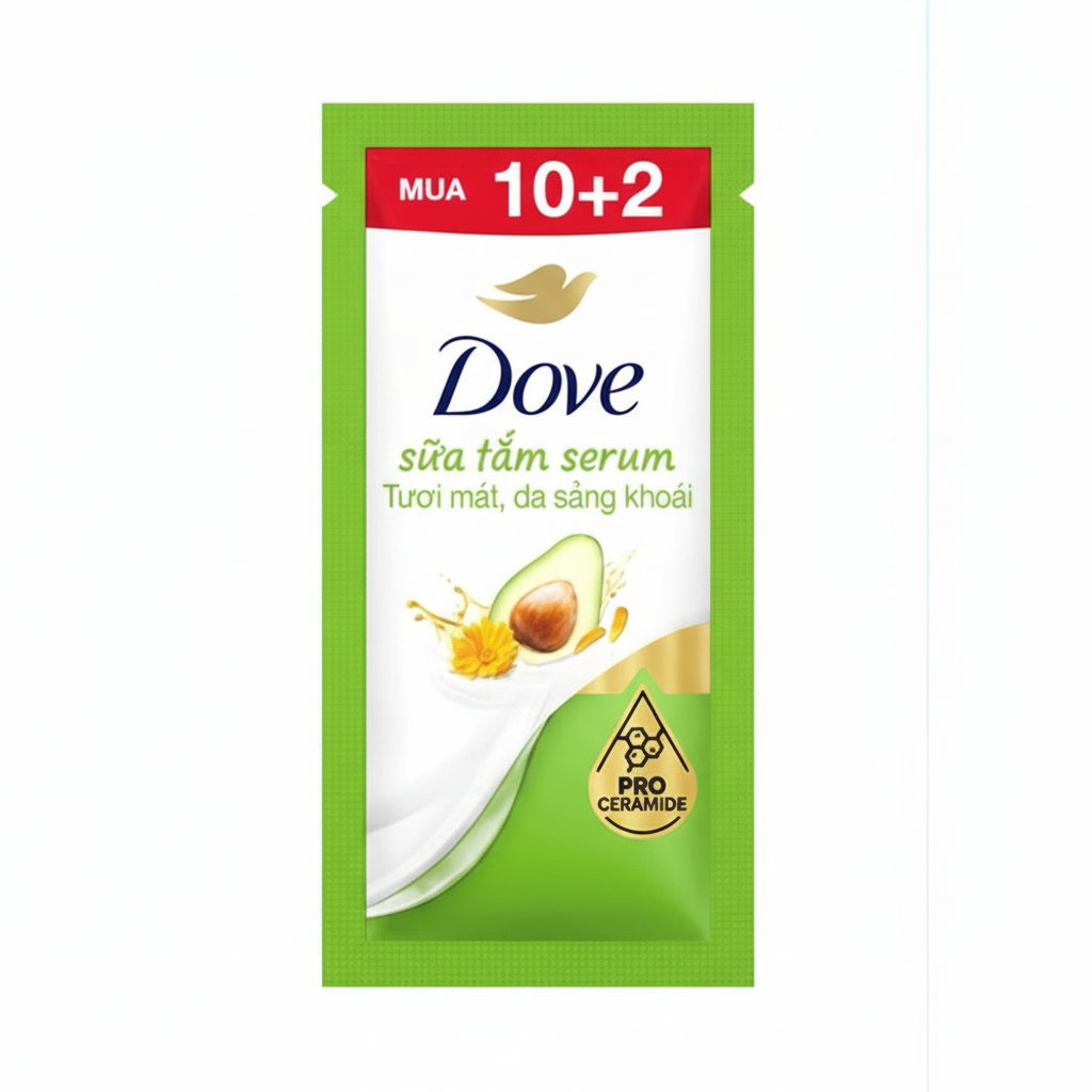 Sữa Tắm Dove Serum Đào Bơ Hoa Cúc Calendula 6G