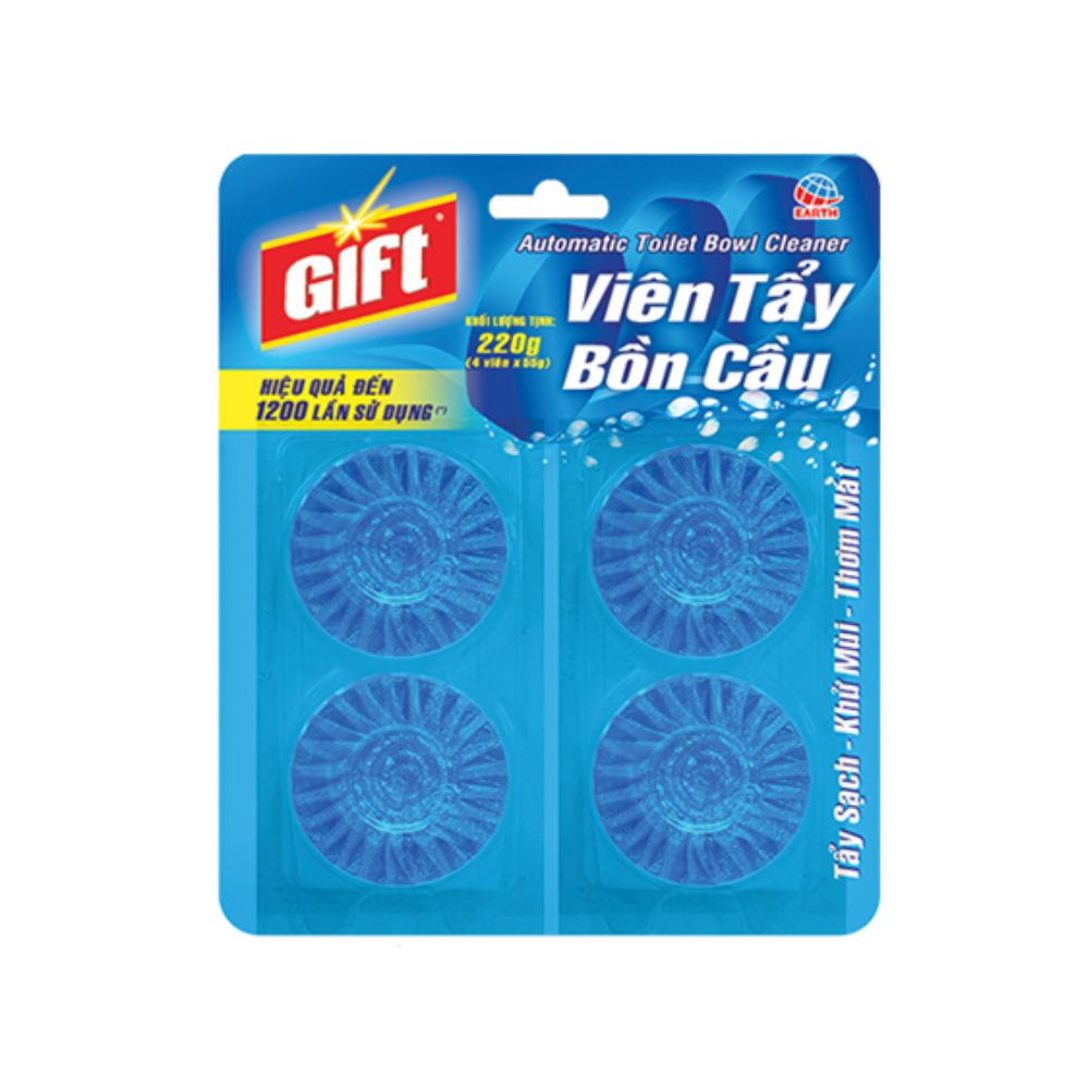 Viên Tẩy Bồn Cầu Gift 55G x 4
