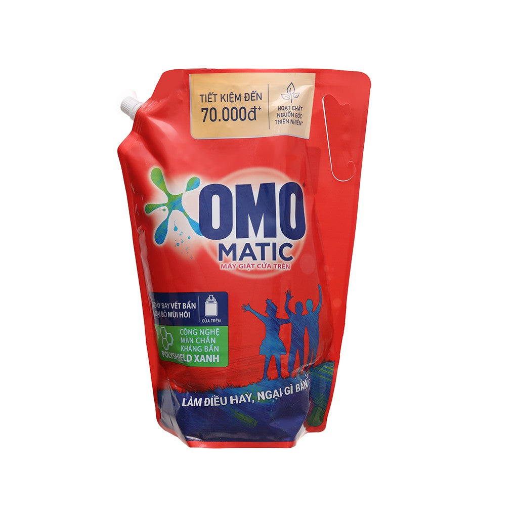 Nước Giặt OMO Matic Cửa Trên Túi 4KG