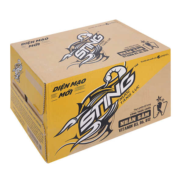 Nước Tăng Lực Sting Vàng Lon 330ml