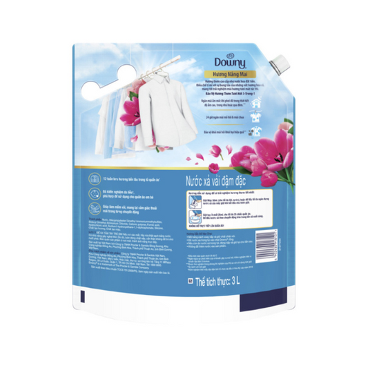 Nước Xả Vải Downy Nắng Mai Túi 3L