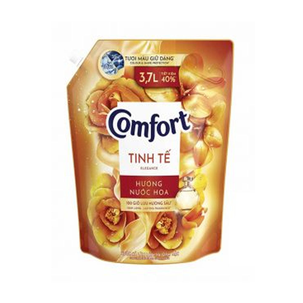 Nước Xả Vải Comfort Hương Nước Hoa Thiên Nhiên Tinh Tế Túi 3.7L