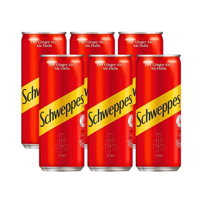 Nước Schweppes Ginger Ale Sleek 320ml