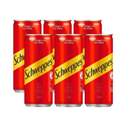 Nước Schweppes Ginger Ale Sleek 320ml