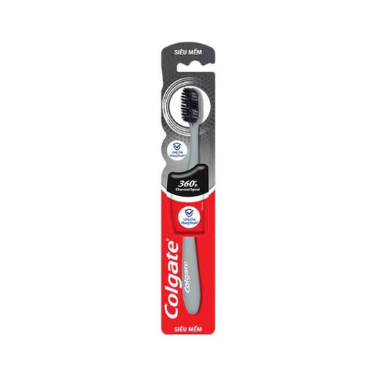 Bàn Chải Đánh Răng Colgate 360 Spiral Charcoal
