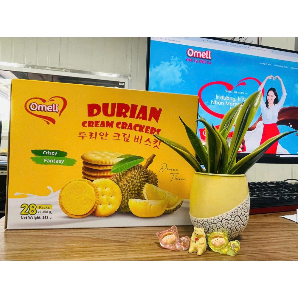 Omeli Cracker Durian Cream 262G