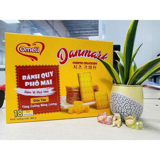 Bánh Omeli Cracker Phô Mai 260G