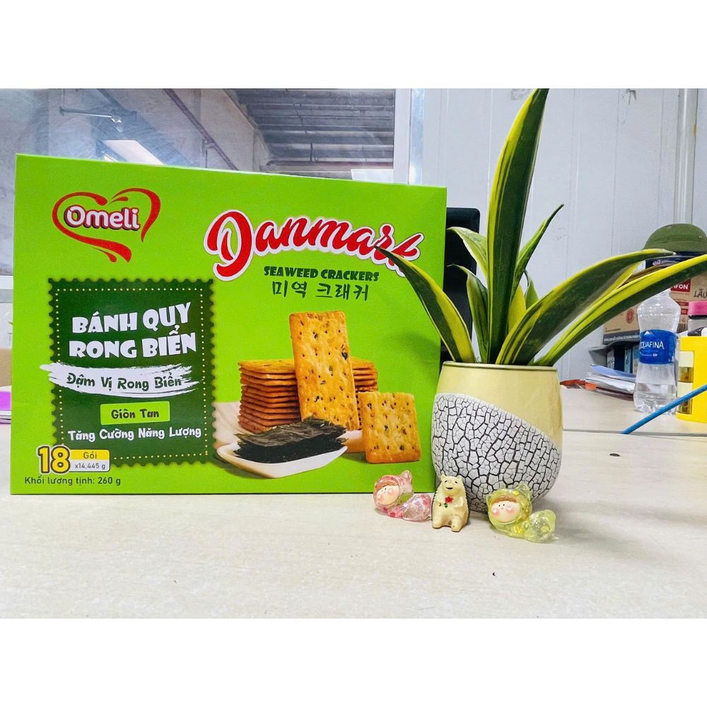 Bánh Omeli Cracker Rong Biển 260G