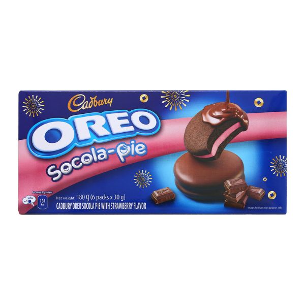 Bánh Oreo Cadbury Vị Dâu Pie 180G