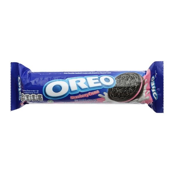 Bánh Quy Nhân Kem Oreo Vị Dâu 119.6G