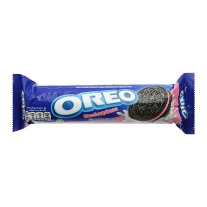 Bánh Quy Nhân Kem Oreo Vị Dâu 119.6G