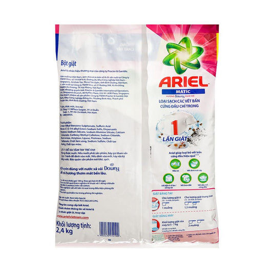 Bột Giặt Ariel Downy Đam Mê 2.4KG