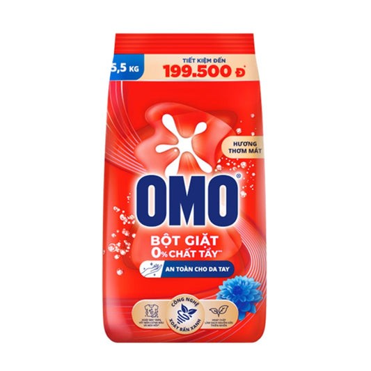 Bột Giặt OMO Hương Thơm Mát 5.5KG
