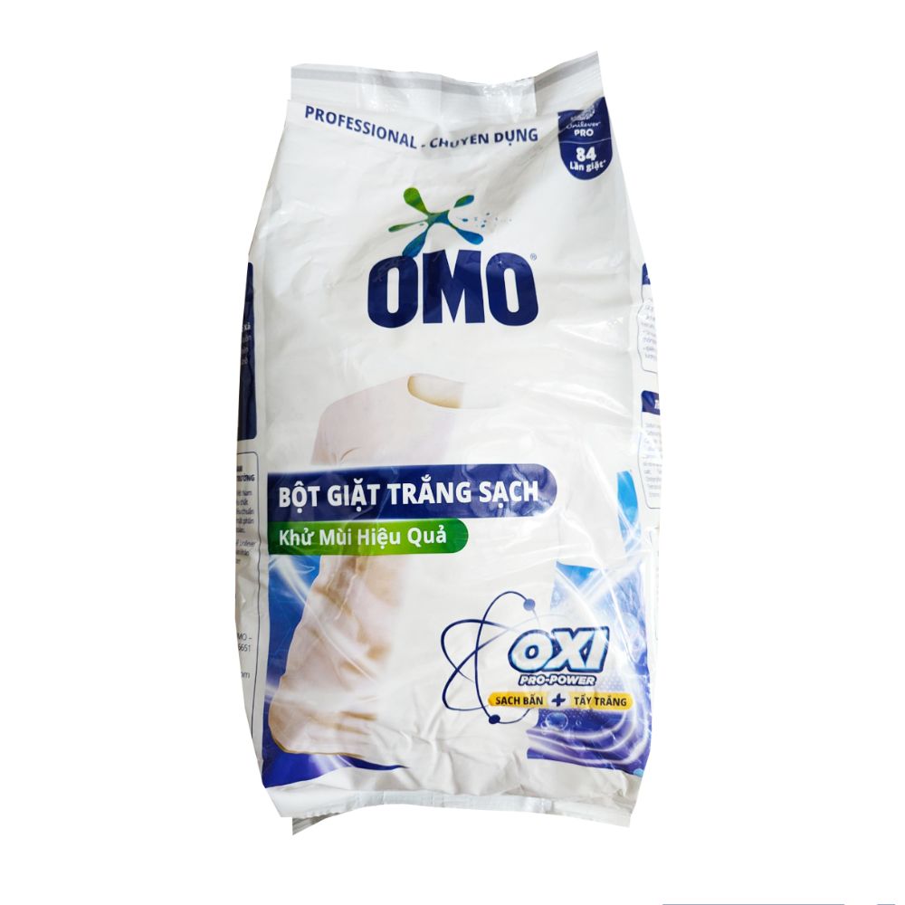 Bột Giặt Omo Trắng Sạch Chuyên Dụng 5.5KG