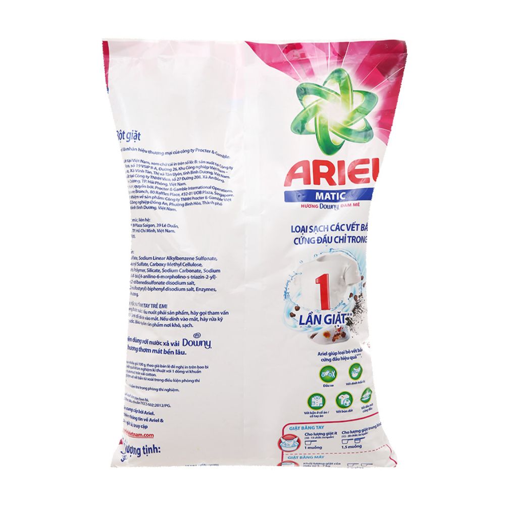 Bột giặt Ariel hương Downy Đam Mê 5KG