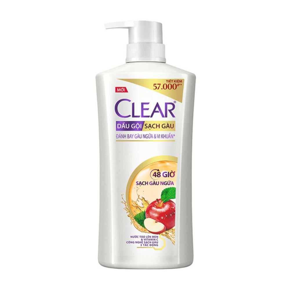 Dầu Gội Clear 48 Giờ Sạch Gàu Ngứa 880G
