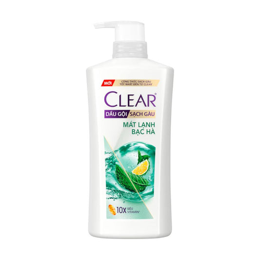 Dầu Gội Clear Mát Lạnh Bạc Hà 880G
