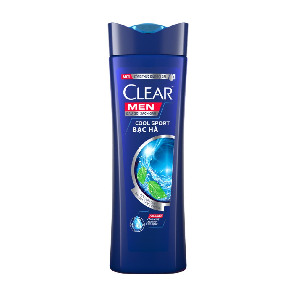 Dầu Gội Clear Men Mát Lạnh Bạc Hà 340G