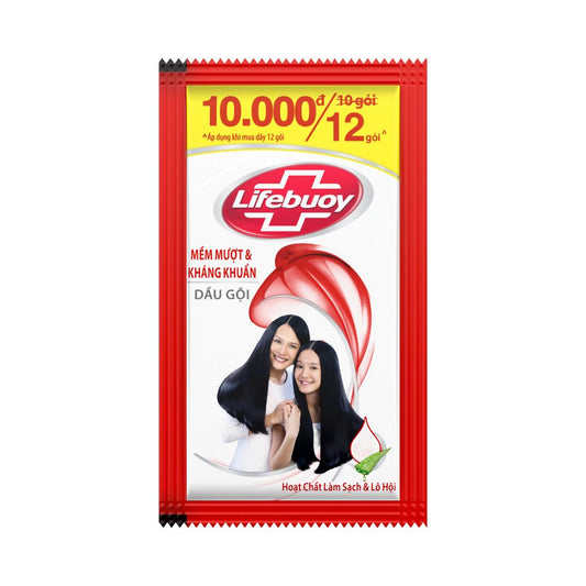 Dầu Gội Lifebuoy Mềm Mượt Kháng Khuẩn 6G