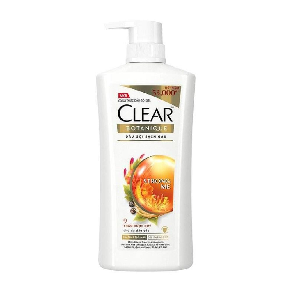 Dầu Gội Sạch Gàu Clear Botanique Từ 9 Thảo Dược Quý 630G