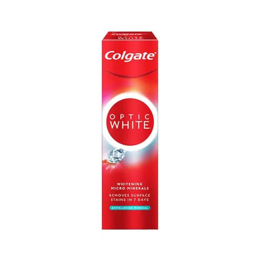 Kem Đánh Răng Colgate Optic White Exfoliating Mineral 100G