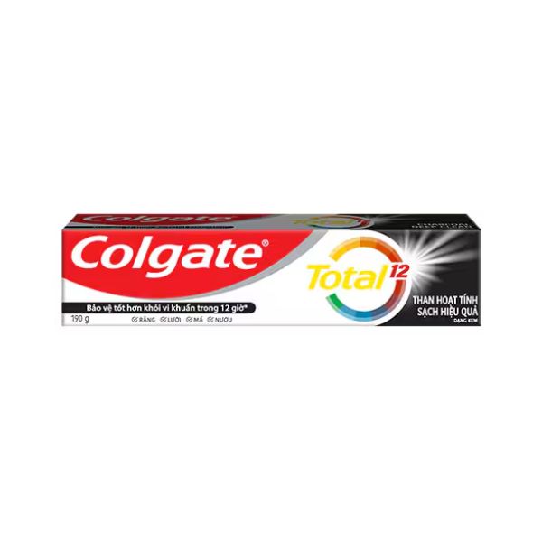 Kem Đánh Răng Colgate Total Than Hoạt Tính Sạch Hiệu Quả 170G