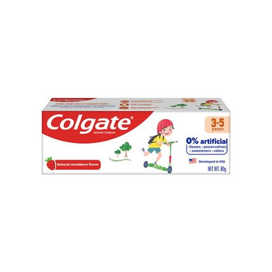 Kem Đánh Răng Colgate Trẻ Em Hương Dâu Từ 3 - 5 Tuổi 80G