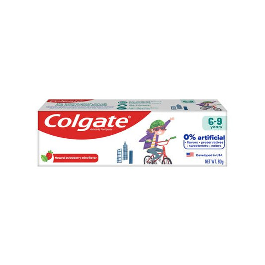 Kem Đánh Răng Colgate Trẻ Em Hương Dâu Từ 6 - 9 Tuổi 80G