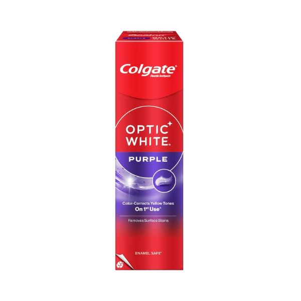 Kem Đánh Răng Làm trắng Răng Colgate Optic White Purple 100G