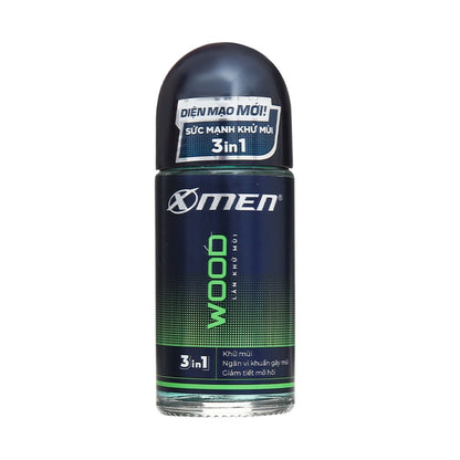 Lăn Khử Mùi X-Men Wood Sức Mạnh Khử Mùi 50ML