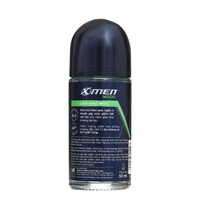 Lăn Khử Mùi X-Men Wood Sức Mạnh Khử Mùi 50ML